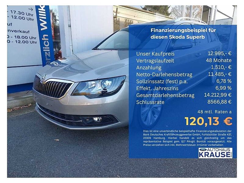 SKODA Superb 4x4 Elegance AHK NAVI