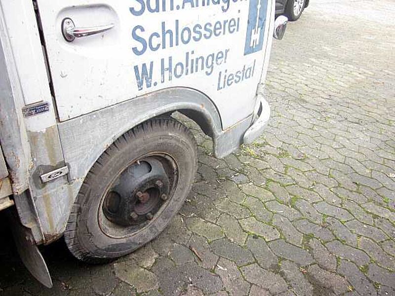 Ford Verkauft : Taunus Transit Pritsche FK 1250 / 1. Hdn ./ AHK