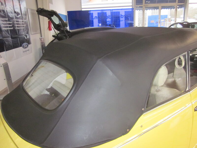 Volkswagen Verkauft : Käfer 1303 Cabrio 1979 limonengelb