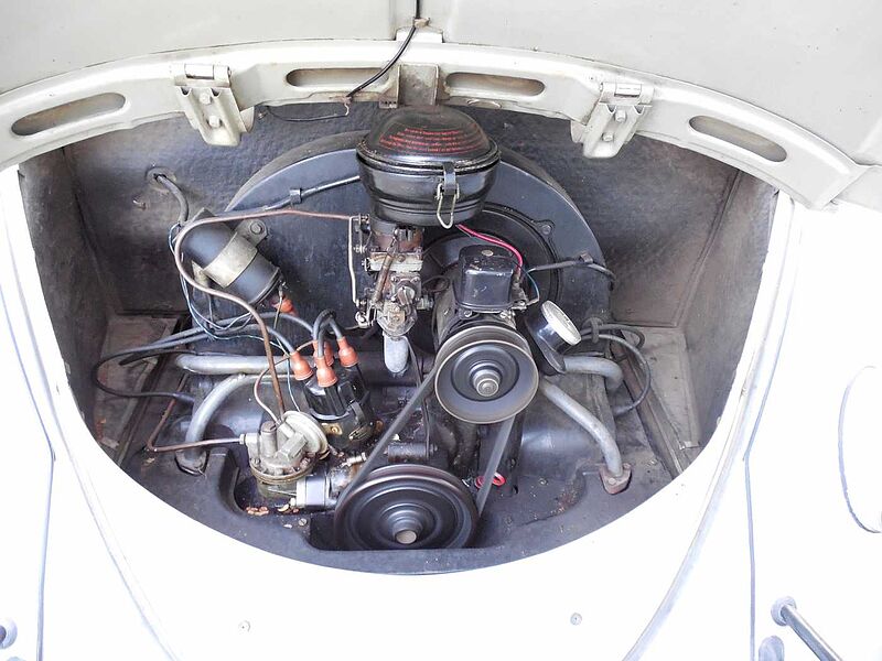 Volkswagen Verkauft : Käfer 1960 Faltdach / 1. Hdn. / Black Plate