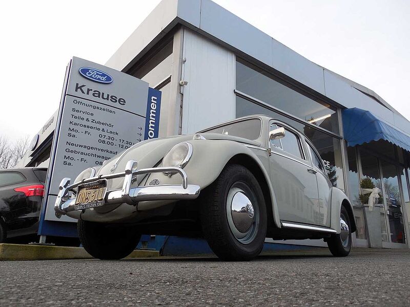 Volkswagen Verkauft : Käfer 1960 Faltdach / 1. Hdn. / Black Plate
